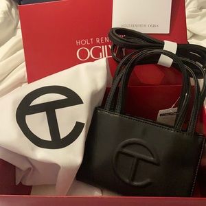 Telfar small shopper bag in black BRAND NEW - with tags from Holt Renfrew